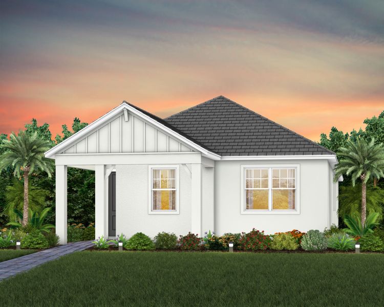 Representative exterior photo of a completed home built from the Beacon II by Pulte Homes in SeaFlower, Bradenton, FL (Image 18). Representative exterior photo of a completed home built from the Beacon II by Pulte Homes in SeaFlower, Bradenton, FL (Image 18).