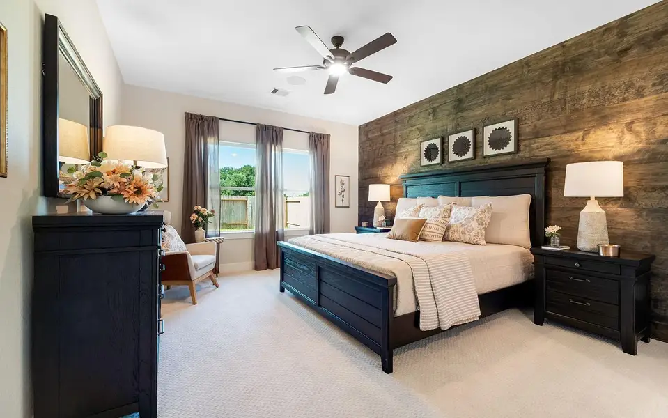 Furnished interior view inside a new home in Steed Landing, Texas City (Image 6).