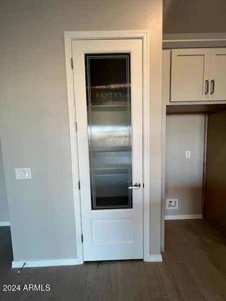 Reeded Pantry Door