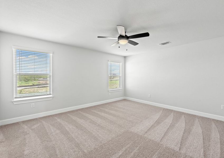 Serene master bedroom.
