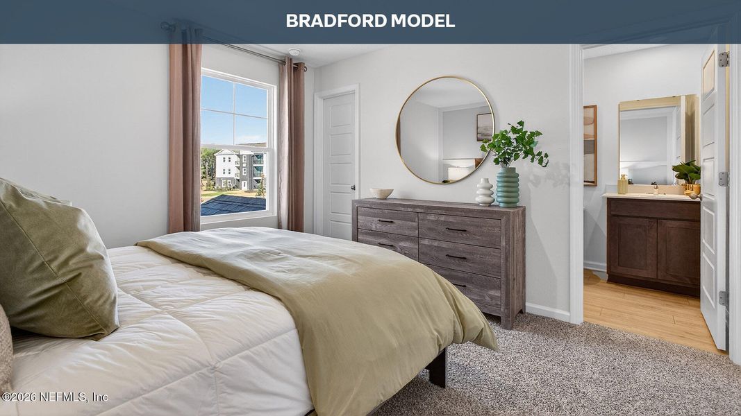 Furnished interior view inside a new home in Liberty Cove, Yulee (Image 16).