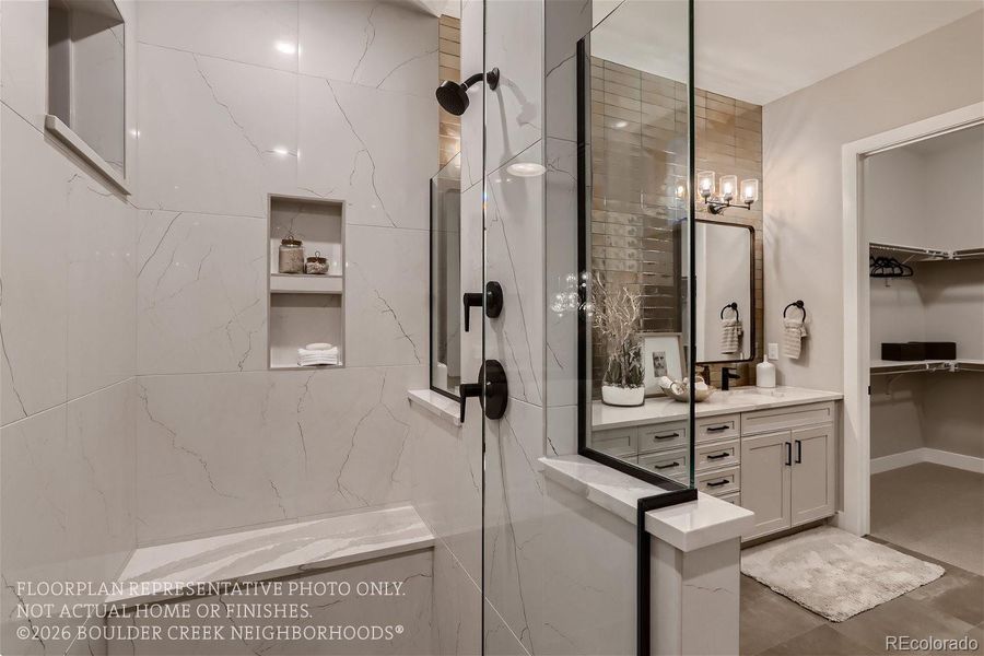 Furnished interior view inside a new home in , Broomfield (Image 23).