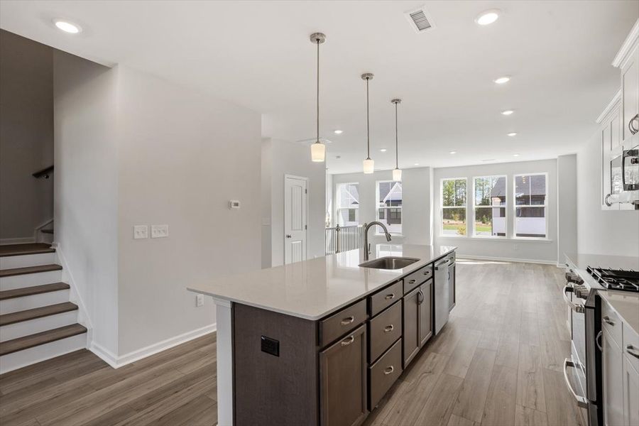 Furnished interior view inside a new home in Sweetbrier, Durham (Image 10).