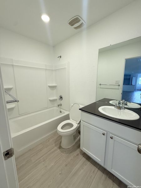 Furnished interior view inside a new home in Crescent Hills: Stonehill Collection, San Antonio (Image 5).