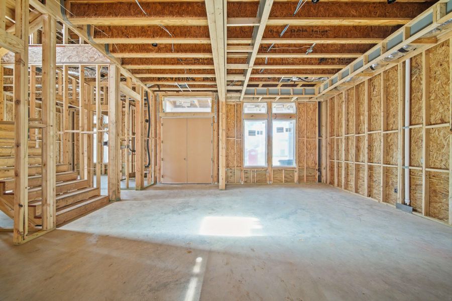 In-progress construction of a new home in , Houston, TX (Image 28).