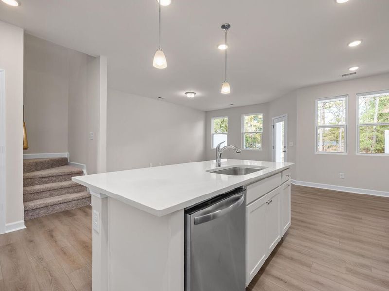 Furnished interior view inside a new home in Springvale, Fuquay Varina (Image 7).