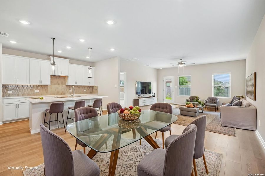 Furnished interior view inside a new home in Arcadia Ridge - Premier Series, San Antonio (Image 11).