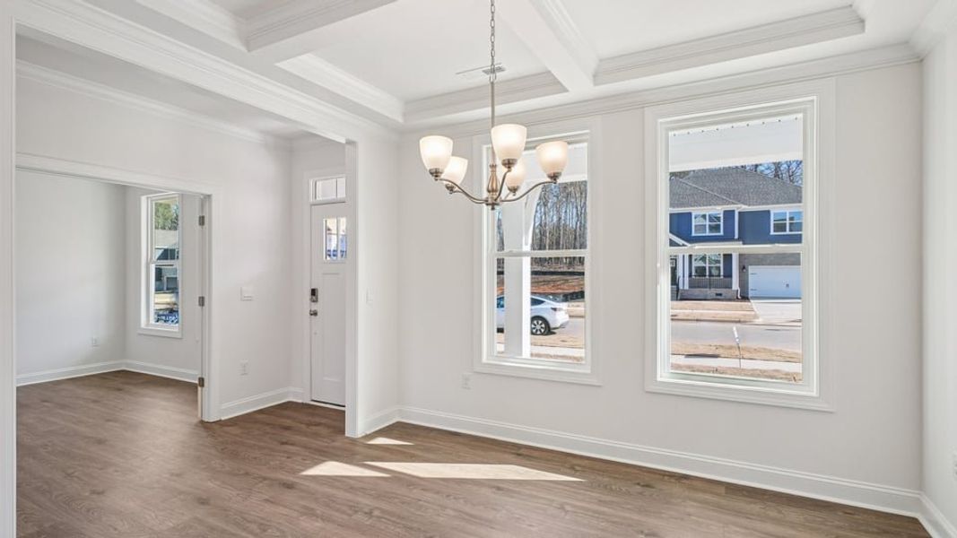 Spacious, unfurnished interior of a new home in Eagle Creek, Fuquay Varina (Image 14). Spacious, unfurnished interior of a new home in Eagle Creek, Fuquay Varina (Image 14).