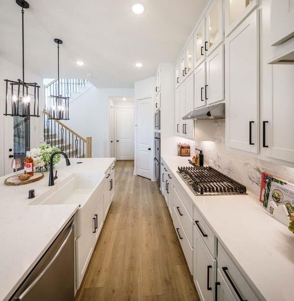 Furnished interior view inside a new home in Woodforest Townhomes, Montgomery (Image 9).