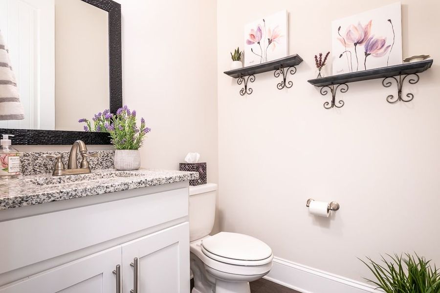 Representative furnished interior of a home built from the Columbia by Greybrook Homes in Harbor Watch, Statesville (Image 21).