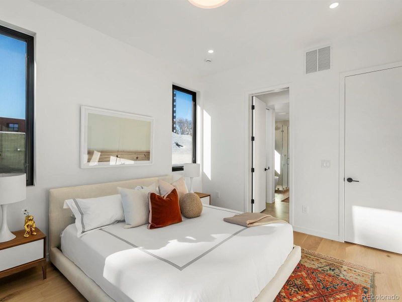 Furnished interior view inside a new home in , Denver (Image 10).