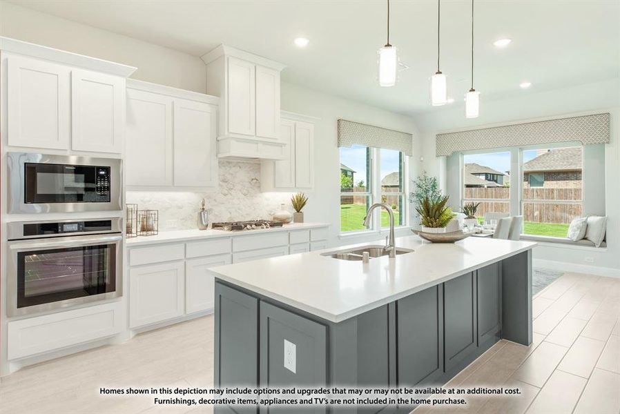 Furnished interior view inside a new home in Devonshire, Forney (Image 4).