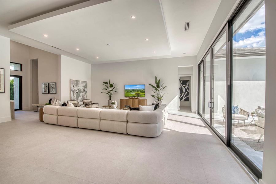 Furnished interior view inside a new home in Symphony at Jupiter, Jupiter (Image 13).