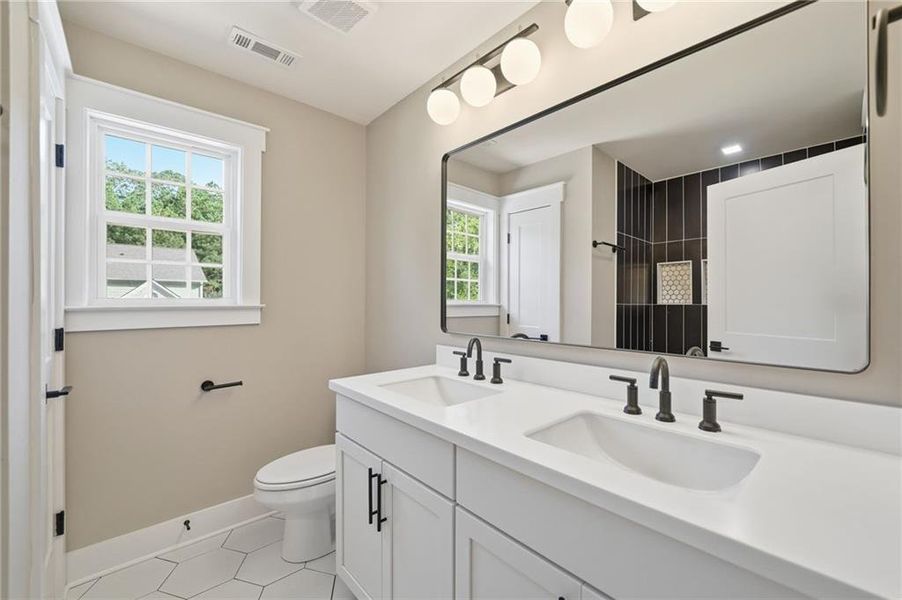 Furnished interior view inside a new home in , Canton (Image 38).