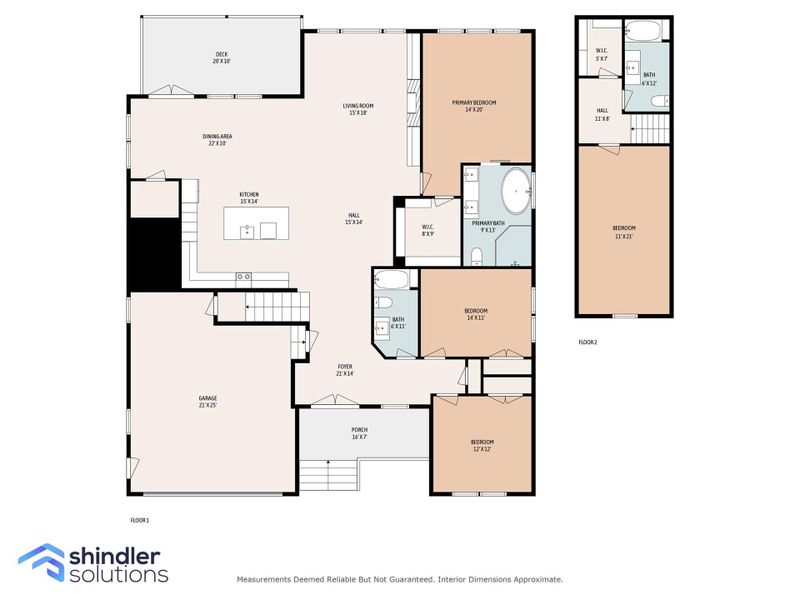 2D floor plan layout of this home in , Leicester, NC (Image 3).