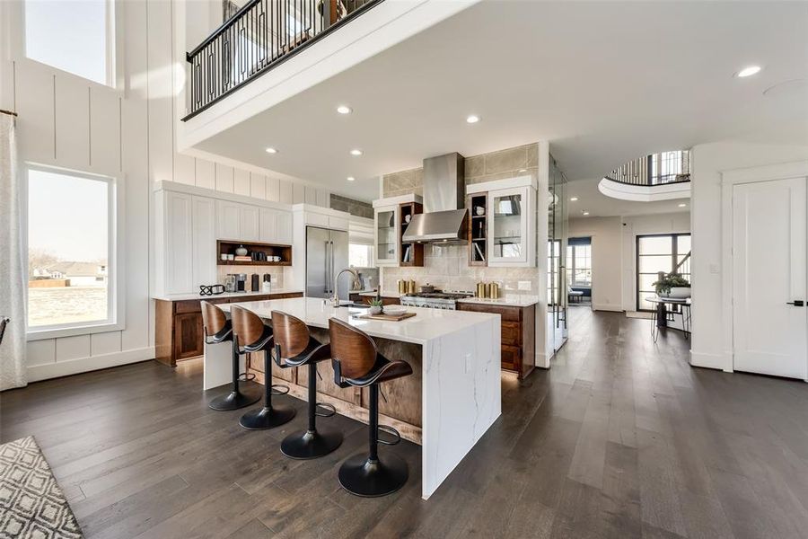 Furnished interior view inside a new home in Buffalo Ridge, Celina (Image 4). Furnished interior view inside a new home in Buffalo Ridge, Celina (Image 4).