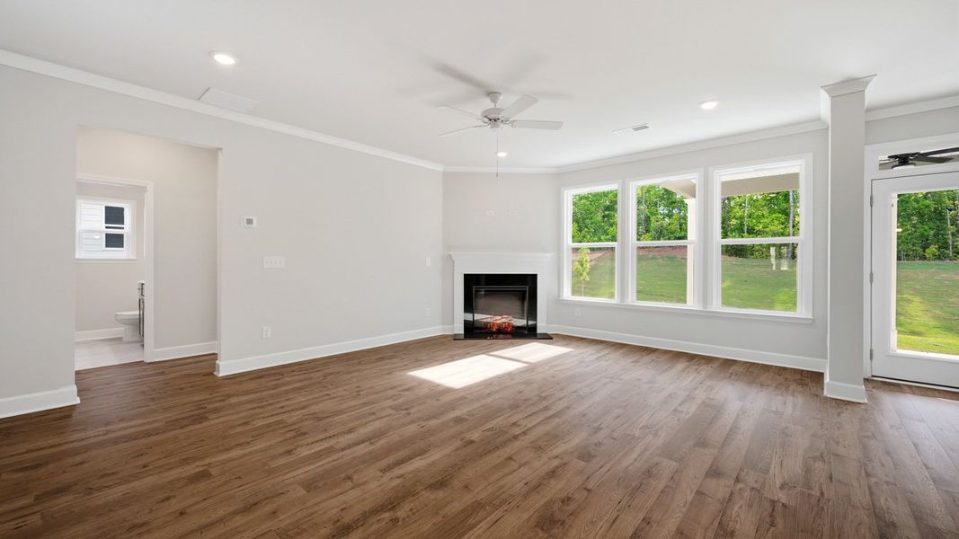 Spacious, unfurnished interior of a new home in Wildwood, Covington (Image 23). Spacious, unfurnished interior of a new home in Wildwood, Covington (Image 23).