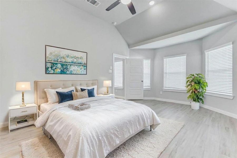 Gorgeous Primary Bedroom - This photo has been virtually staged Gorgeous Primary Bedroom - This photo has been virtually staged