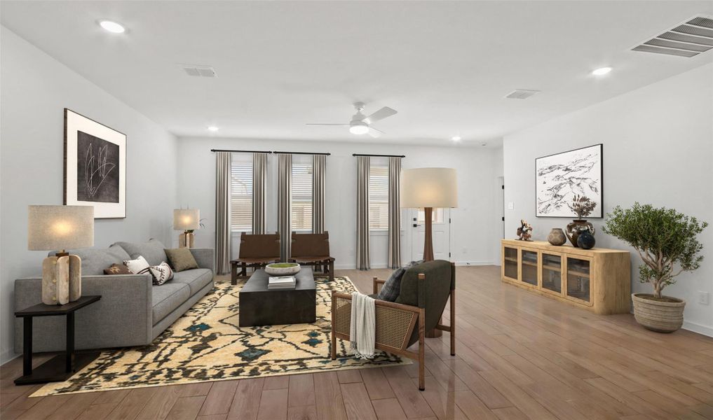 Cozy great room (*Photo not of actual home and used for illustration purposes only.)