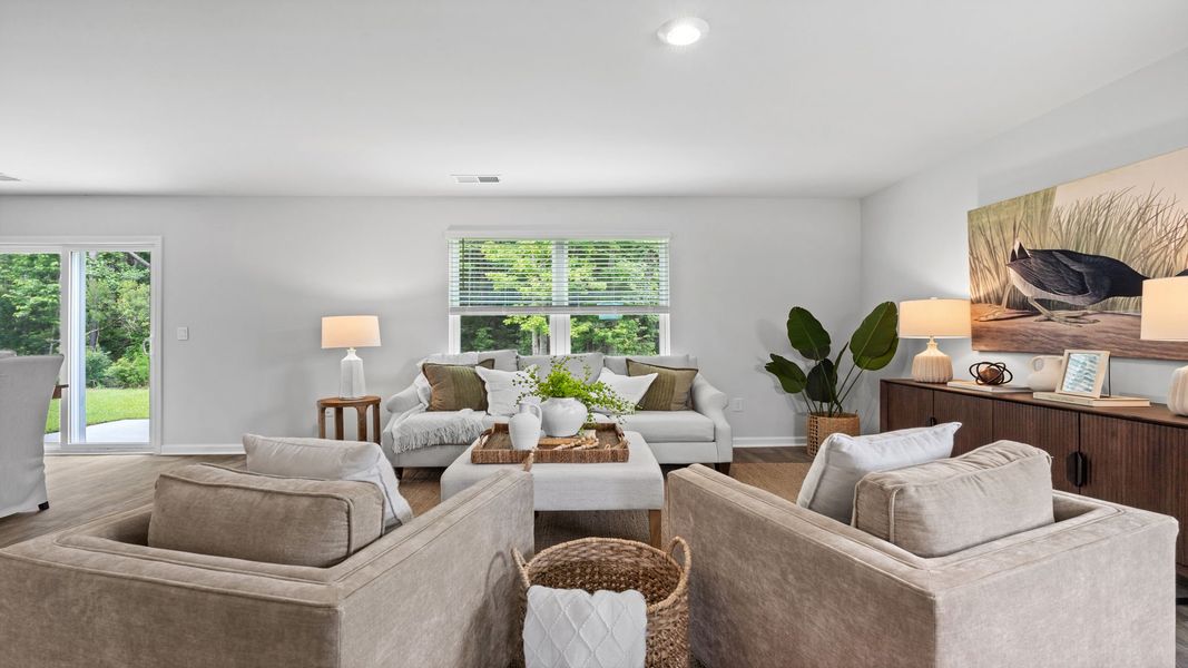Furnished interior view inside a new home in The Retreat at East Argent, Ridgeland (Image 2).