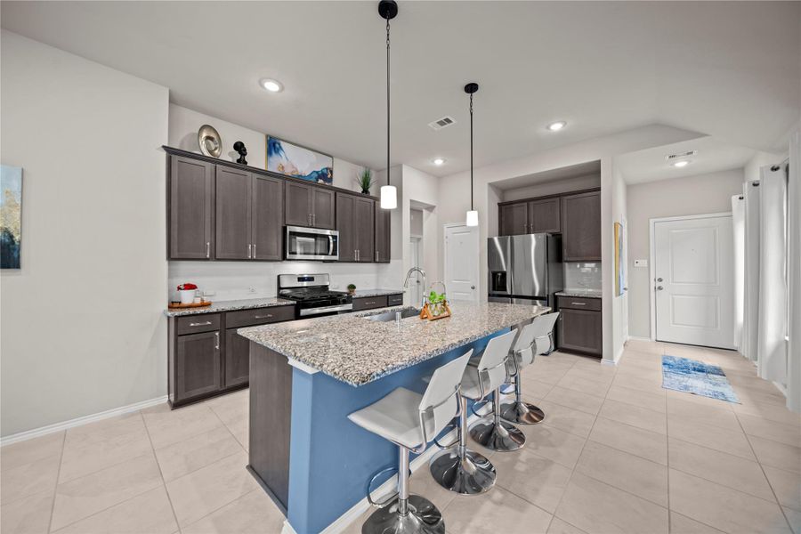 Furnished interior view inside a new home in The Meadows at Imperial Oaks 40', Conroe (Image 6).