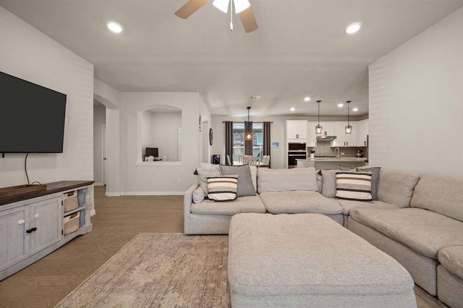 Furnished interior view inside a new home in , Justin (Image 13).