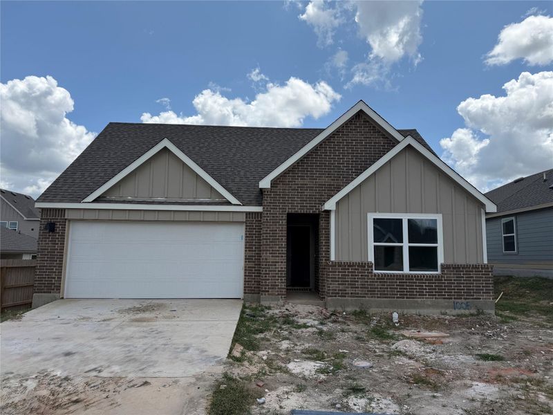 In-progress construction of a new home in Liberty Village, Brenham, TX (Image 17). In-progress construction of a new home in Liberty Village, Brenham, TX (Image 17).