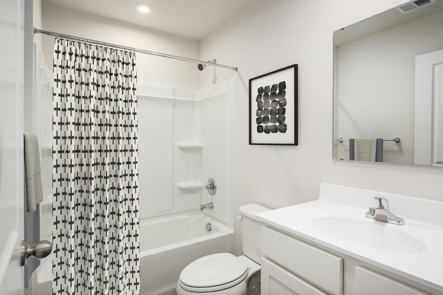 Furnished interior view inside a new home in Somerset, Santee (Image 8).