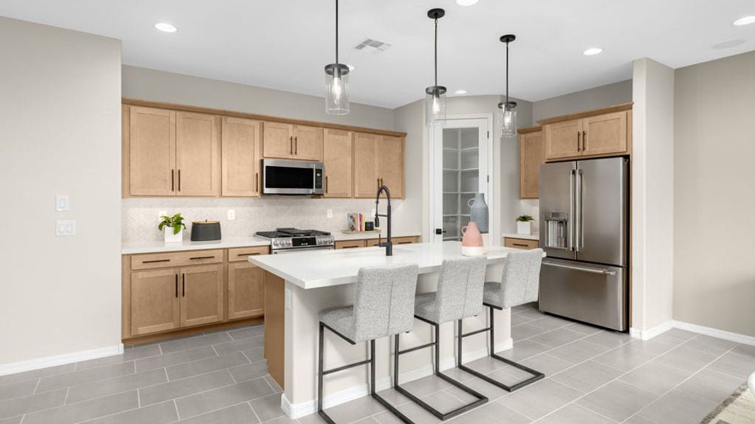 Representative furnished interior of a home built from the Fairway by Taylor Morrison in Artisan at Asante Vista Collection, Surprise (Image 6).