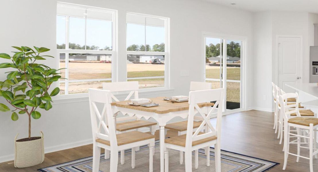 Furnished interior view inside a new home in Limehouse Farms, Summerville (Image 5).