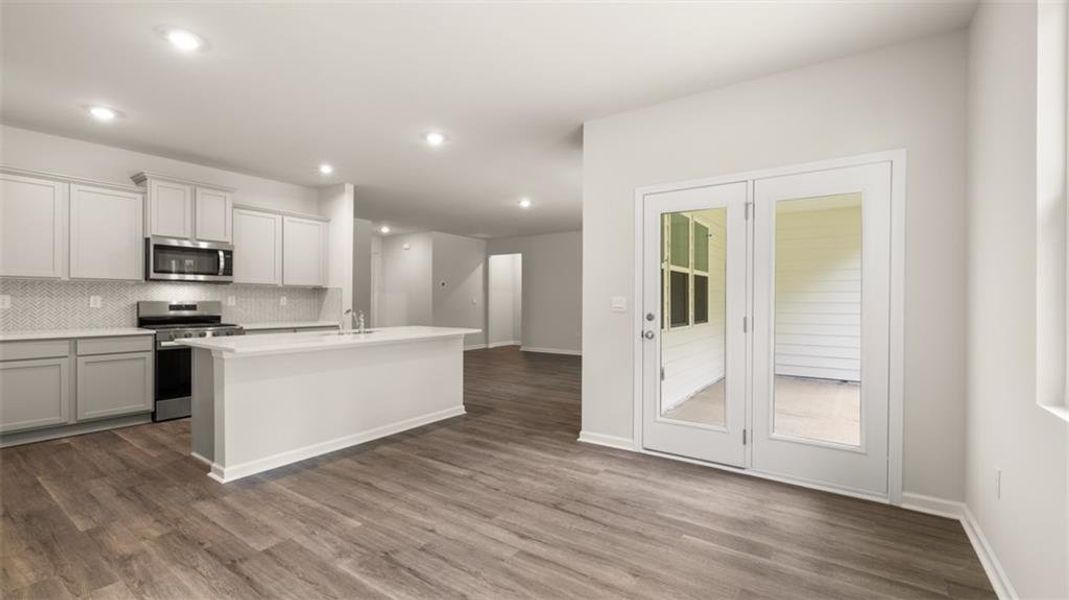 Furnished interior view inside a new home in Preserve at Dove Creek, Statham (Image 16).
