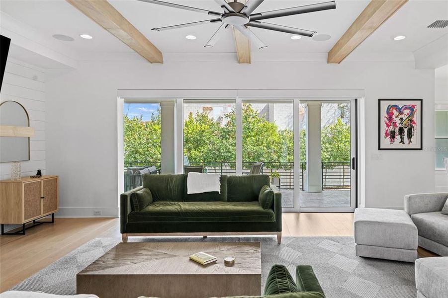 Furnished interior view inside a new home in , Tampa (Image 60).