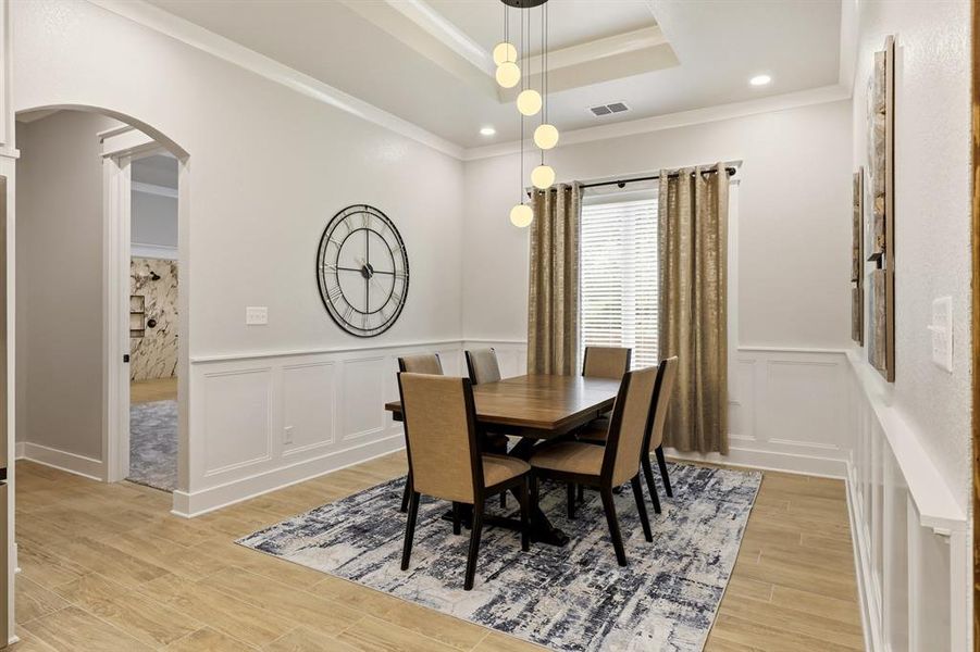 Furnished interior view inside a new home in , Longview (Image 36). Furnished interior view inside a new home in , Longview (Image 36).
