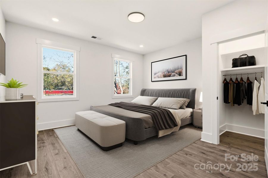 Furnished interior view inside a new home in , Monroe (Image 16).