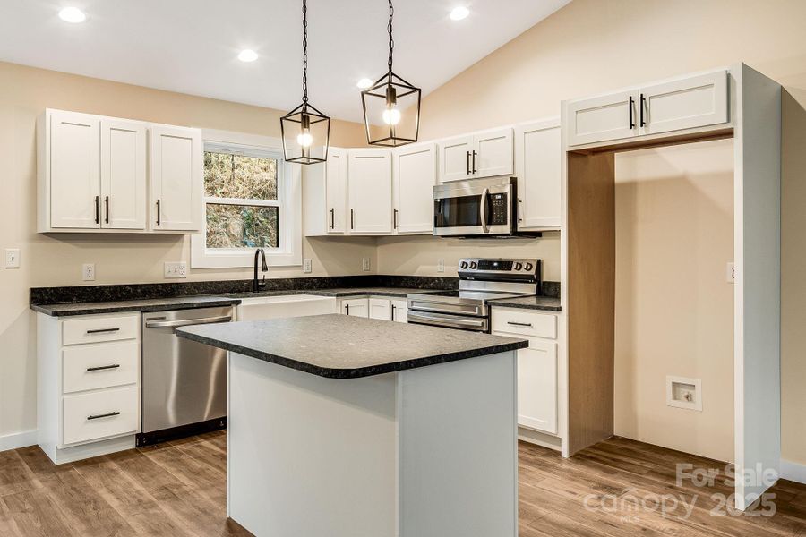 Furnished interior view inside a new home in , Weaverville (Image 8).