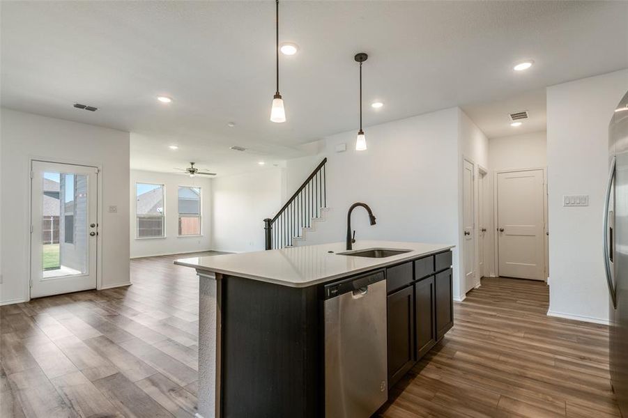 Furnished interior view inside a new home in Heartland, Heartland (Image 11). Furnished interior view inside a new home in Heartland, Heartland (Image 11).