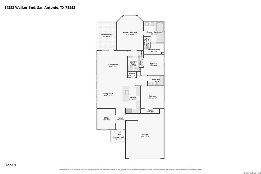 2D floor plan layout of this home in Thomas Pond, San Antonio, TX (Image 5). 2D floor plan layout of this home in Thomas Pond, San Antonio, TX (Image 5).