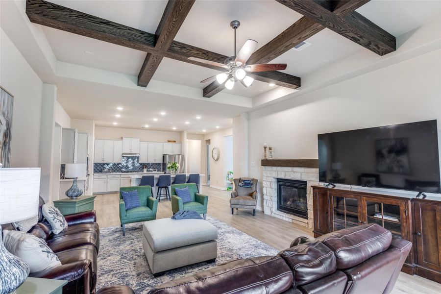 Furnished interior view inside a new home in , League City (Image 11).