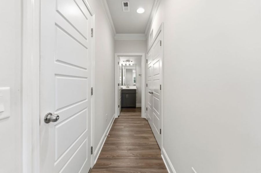 Spacious, unfurnished interior of a new home in Weybridge, Burlington (Image 42). Spacious, unfurnished interior of a new home in Weybridge, Burlington (Image 42).