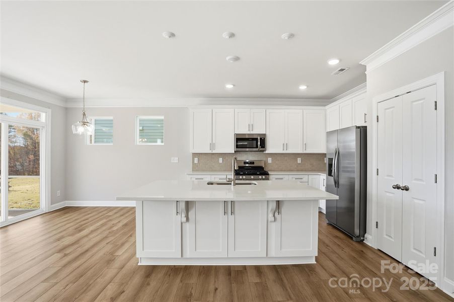 Furnished interior view inside a new home in Grier Meadows, Charlotte (Image 6).