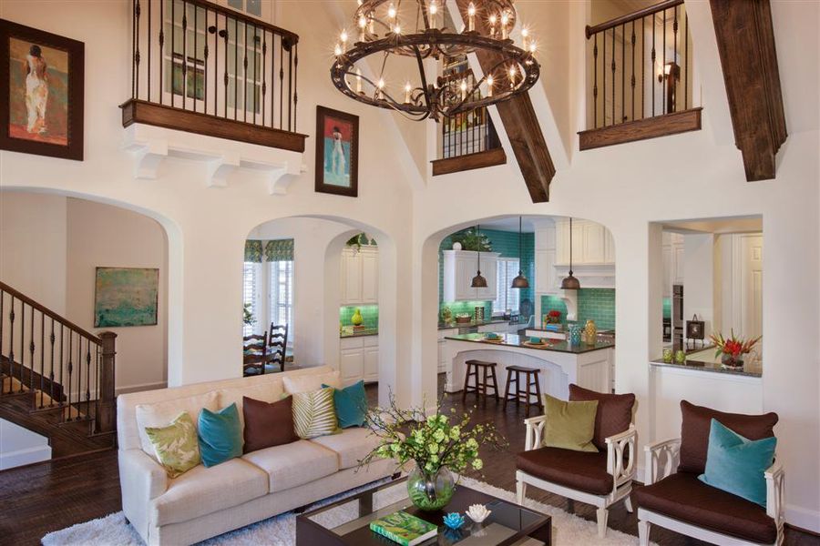 Family Room And Kitchen