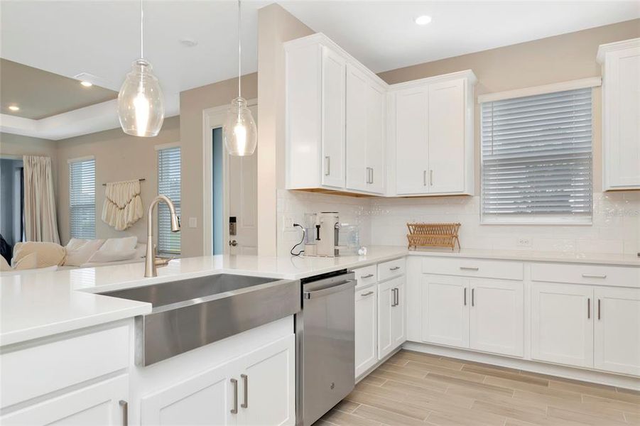 Furnished interior view inside a new home in , Sarasota (Image 17).