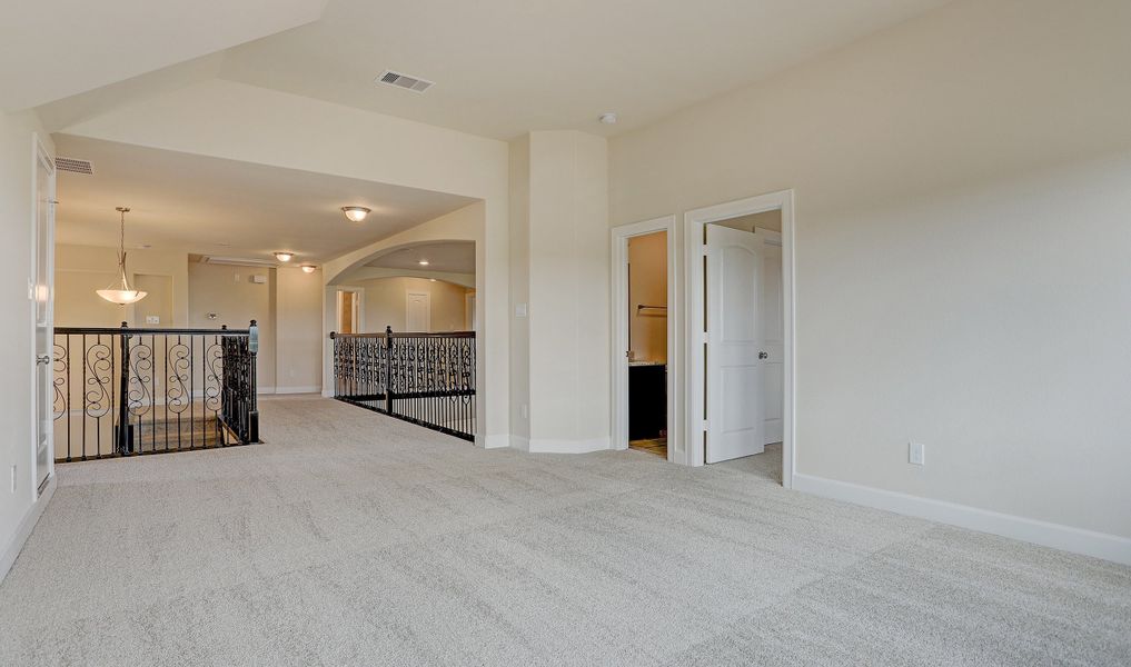 Upstairs loft space