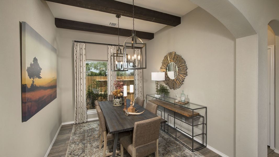 Representative furnished interior of a home built from the 2026W by Perry Homes in Veramendi, New Braunfels (Image 13).