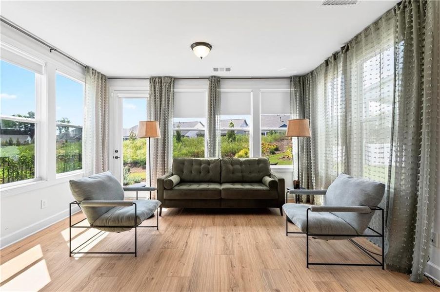 Furnished interior view inside a new home in , Hoschton (Image 5).