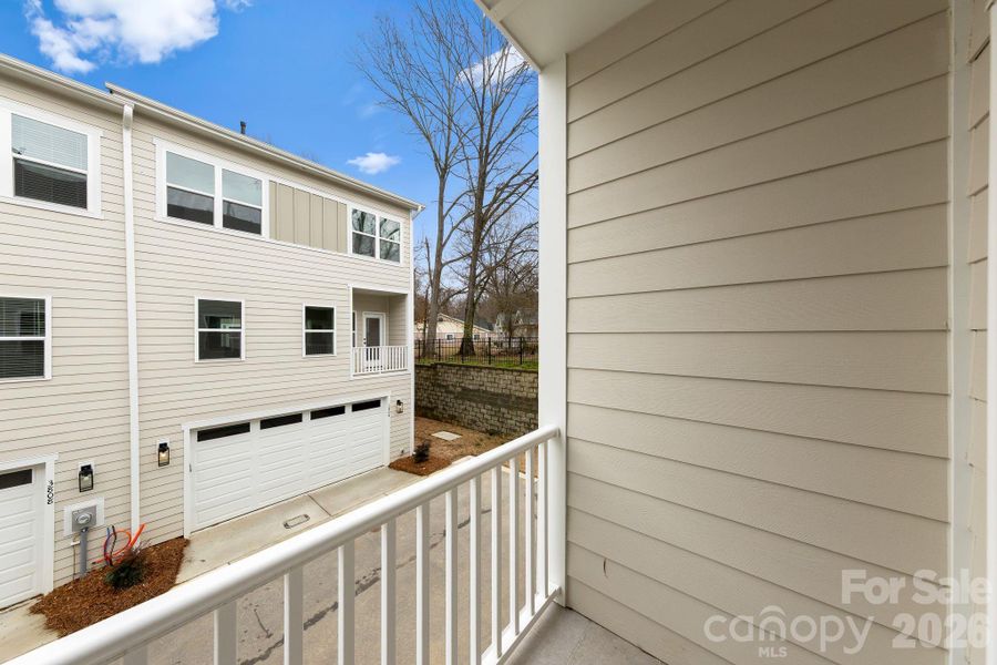 Exterior details and patio area of a home in , Charlotte (Image 24).