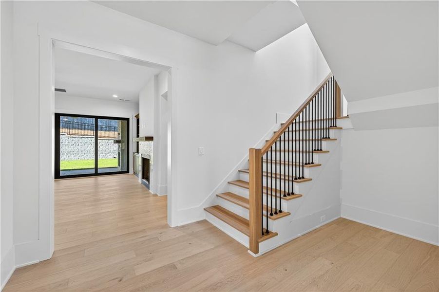 Spacious, unfurnished interior of a new home in Town Farms, Peachtree Corners (Image 59).