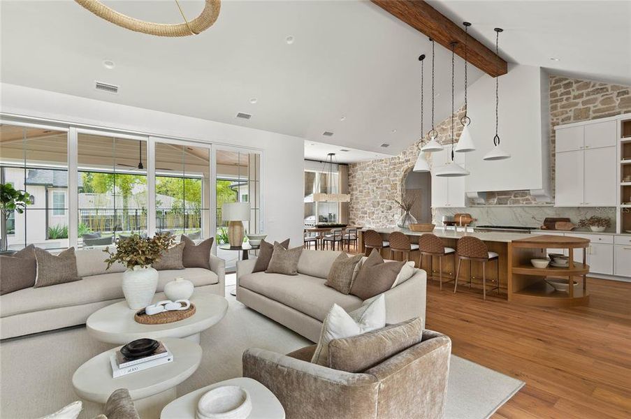 Furnished interior view inside a new home in , Orlando (Image 10). Furnished interior view inside a new home in , Orlando (Image 10).