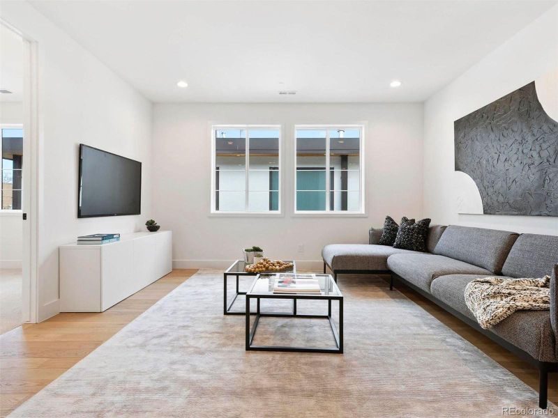 Furnished interior view inside a new home in , Denver (Image 27).