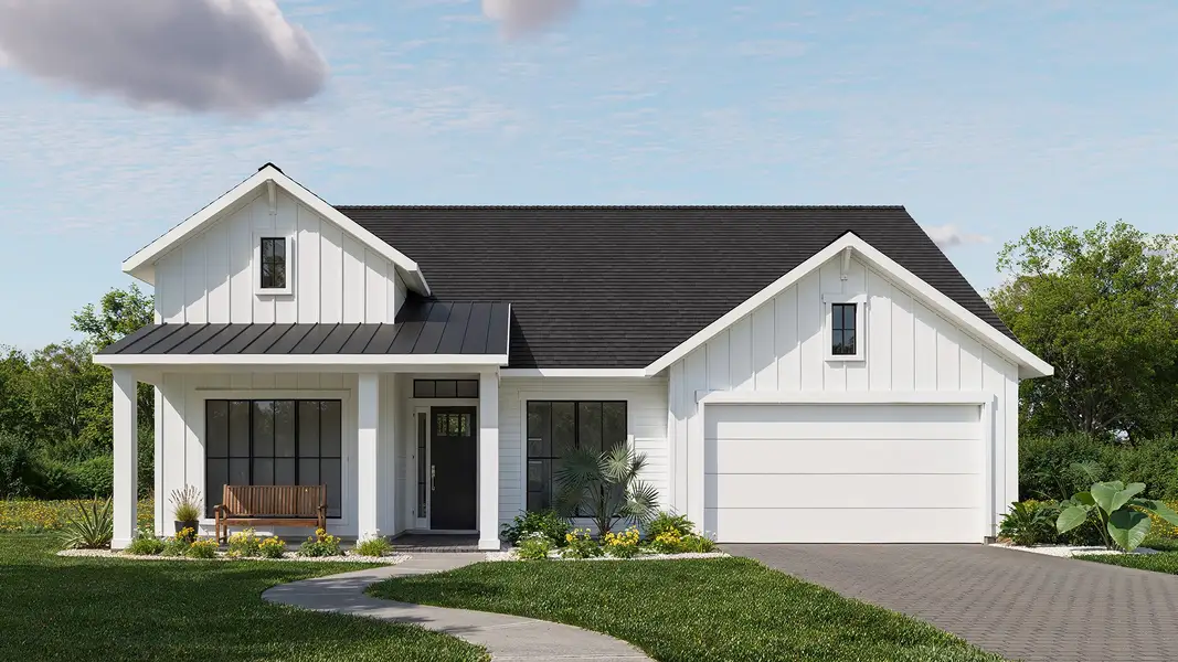 Representative exterior photo of a completed home built from the 3063J by Perry Homes in Hyland Trail, Green Cove Springs, FL (Image 3).